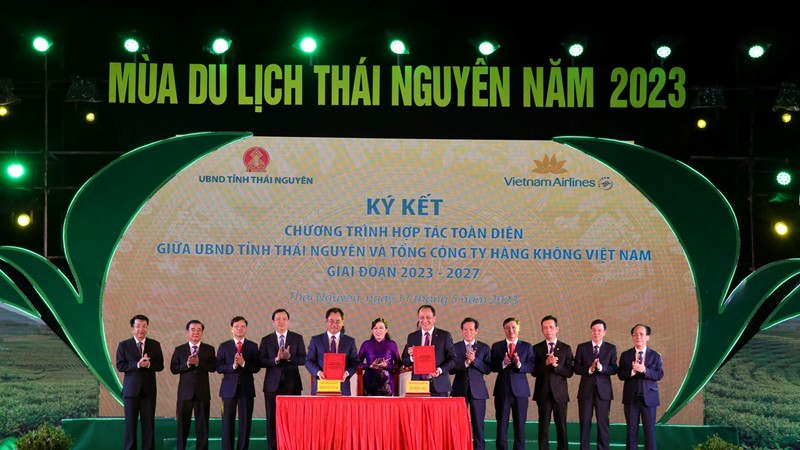 Vietnam Airlines hợp tác toàn diện với tỉnh Thái Nguyên: Xúc tiến phát triển du lịch