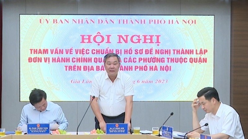 Phó Chủ tịch Thường trực UBND TP Hà Nội Lê Hồng Sơn: Gia Lâm, Đông Anh rà soát các tiêu chí thành lập quận