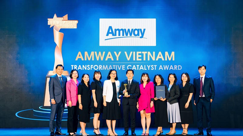 Amway Việt Nam được giải thưởng nơi làm việc tốt nhất châu Á và đội ngũ lãnh đạo đột phá
