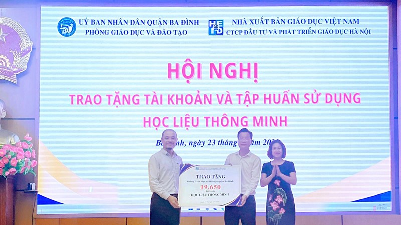 Thúc đẩy chuyển đổi số với giải pháp Học liệu thông minh 