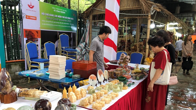Hội chợ triển lãm hàng lưu niệm Thủ đô năm 2023 diễn ra từ 14-17/9