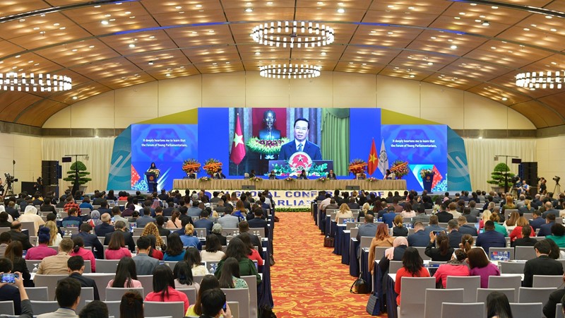 Chủ tịch nước Võ Văn Thưởng mong mỗi nghị sĩ trẻ là một đại sứ của tình hữu nghị, kết nối