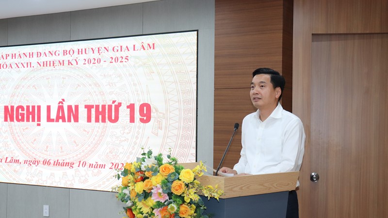 Huyện Gia Lâm nỗ lực “chạy nước rút” trong thực hiện mục tiêu, chỉ tiêu năm 2023