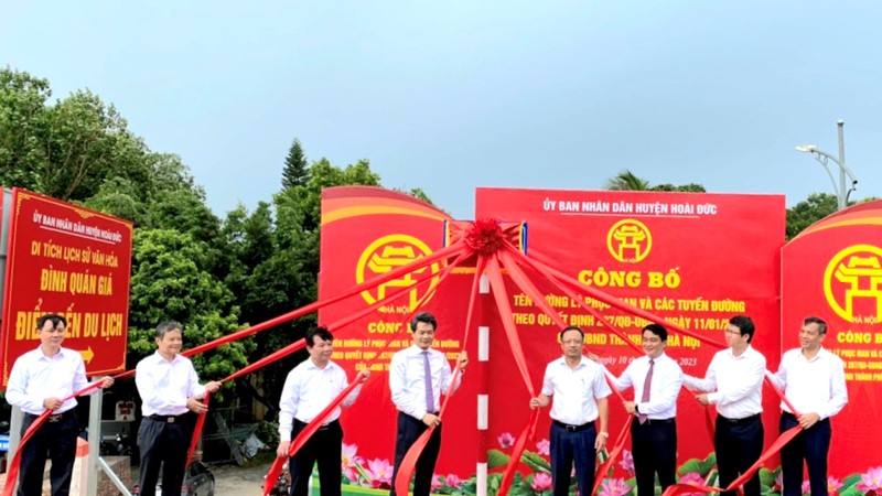 Hà Nội: Công bố quyết định tên đường Lý Phục Man và 17 tuyến đường 