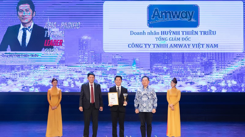 Amway Việt Nam lập cú đúp giải thưởng về thương hiệu và nhà lãnh đạo tiêu biểu châu Á