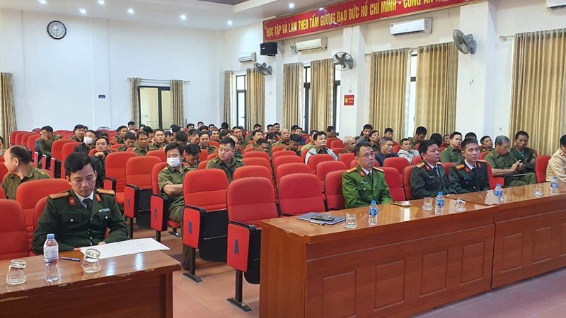 Đông Anh: Bồi dưỡng nghiệp vụ cho Công an xã bán chuyên trách