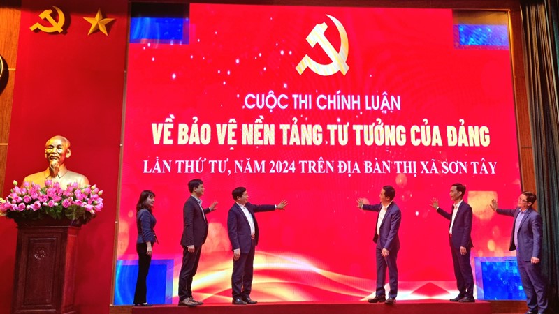 Sơn Tây phát động cuộc thi chính luận về bảo vệ nền tảng tư tưởng của Đảng lần thứ 4