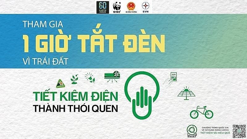 Từ 20h30-21h30 ngày 23/3 tắt đèn hưởng ứng Giờ trái đất