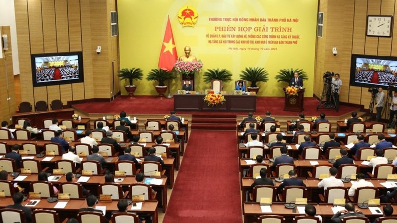 Thường trực HĐND thành phố Hà Nội nghe giải trình về giải quyết kiến nghị của cử tri