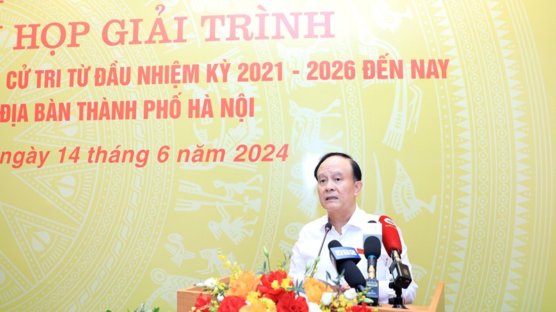 HĐND thành phố Hà Nội khai mạc phiên giải trình kiến nghị của cử tri