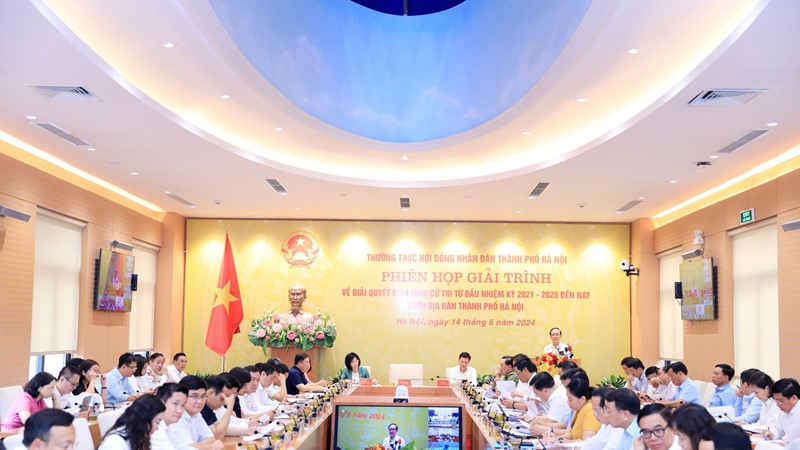 HĐND Hà Nội tiếp xúc cử tri chuyên đề đào tạo nghề, giải quyết việc làm