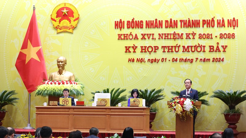 Khai mạc kỳ họp thứ 17, HĐND thành phố Hà Nội khoá XVI: Dự kiến xem xét 17 báo cáo, thông qua 22 Nghị quyết