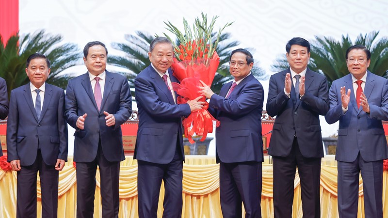 Đồng chí Tô Lâm được bầu giữ chức Tổng Bí thư Ban chấp hành Trung ương Đảng Cộng sản Việt Nam