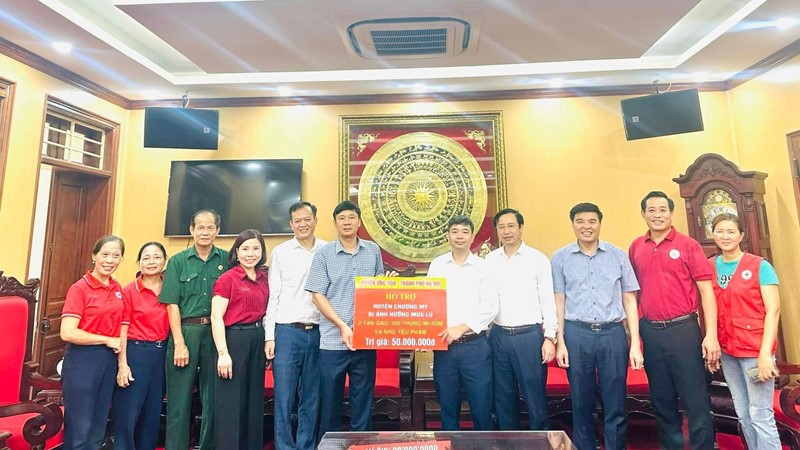Người dân vùng lũ Chương Mỹ đang dần trở lại cuộc sống bình thường