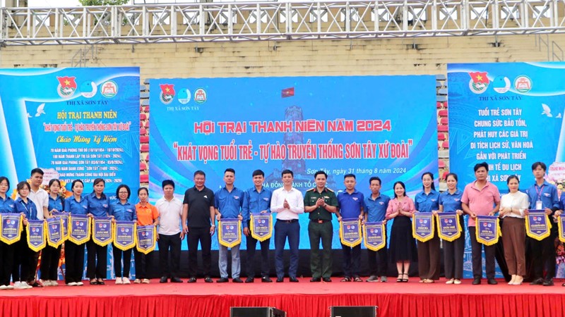 Hội trại thanh niên Sơn Tây năm 2024: Khát vọng tuổi trẻ - Tự hào truyền thống 