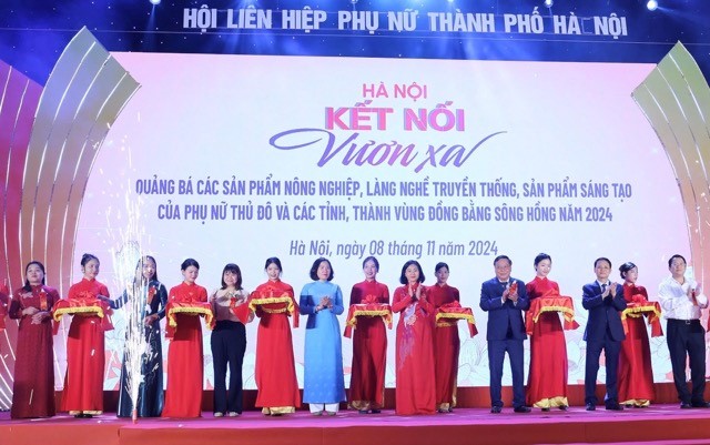 uảng bá sản phẩm sáng tạo, OCOP, làng nghề của phụ nữ Thủ đô và các tỉnh, thành đồng bằng sông Hồng