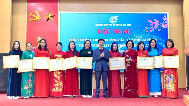 Phụ nữ Sóc Sơn góp phần xây dựng quê hương thêm giàu đẹp