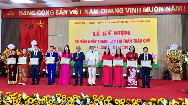Thị trấn Trâu Quỳ (Gia Lâm): 20 năm xây dựng trở thành đô thị khang trang