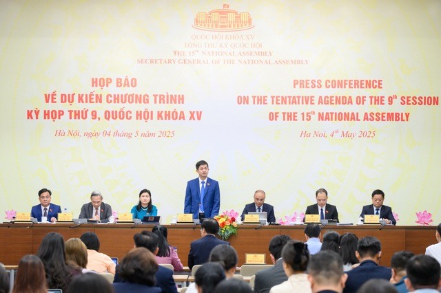  Kỳ họp thường kỳ lần thứ 9, Quốc hội sẽ xem xét, quyết định 54 nội dung về công tác lập hiến, lập pháp