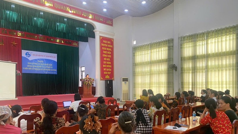 Tập huấn Nâng cao năng lực quản trị điều hành cho ban quản trị hợp tác xã tại huyện Mỹ Đức