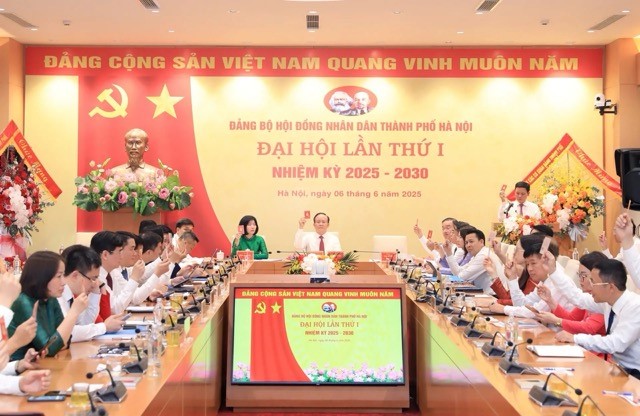 Đại hội lần thứ 1 Đảng bộ HĐND thành phố Hà Nội thành công tốt đẹp
