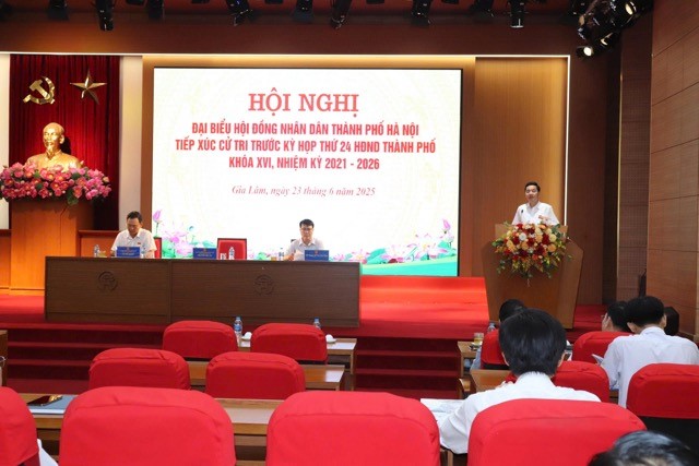 Cử tri huyện Gia Lâm đồng thuận, ủng hộ mô hình tổ chức chính quyền địa phương 2 cấp 