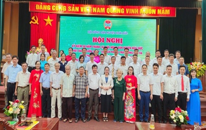 50 năm, Hội Nông dân huyện Hoài Đức đã phát triển 15.000 hội viên