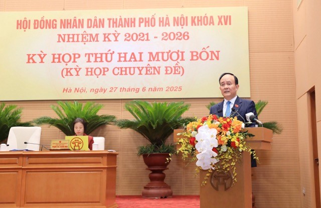Khai mạc kỳ họp thứ 24: HĐND TP Hà Nội quyết nghị nhiều nội dung phục vụ mô hình chính quyền địa phương 2 cấp