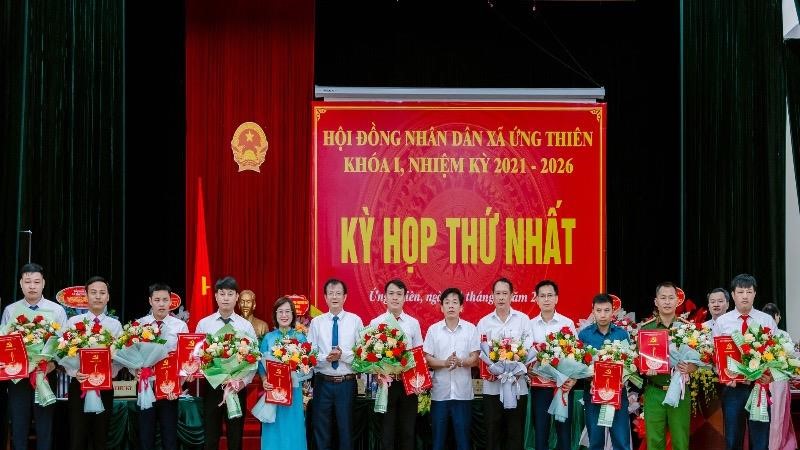 Xã Ứng Thiên tập trung ổn định bộ máy tổ chức, sớm giải quyết những vướng mắc tồn tại các khu đấu giá đất