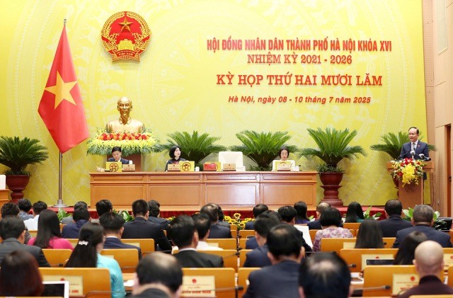 Khai mạc kỳ họp thứ 25: HĐND TP Hà Nội xem xét quyết nghị cụ thể hoá các quy định của Luật Thủ đô