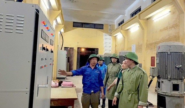 Xã Vân Đình chủ động ứng phó với cơn bão số 3