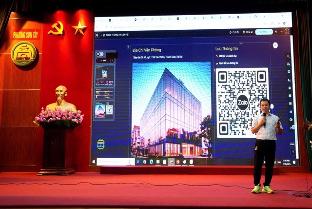Phường Sơn Tây nâng cao năng lực cho cán bộ viên chức về chuyển đổi số