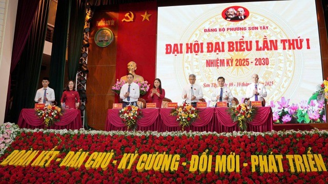 Đảng bộ phường Sơn Tây lần thứ I, nhiệm kỳ 2025-2030 diễn ra phiên trù bị