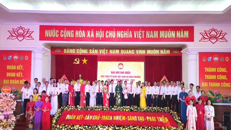  Đại hội đại biểu MTTQ Việt Nam xã Đoài Phương lần thứ I thành công tốt đẹp