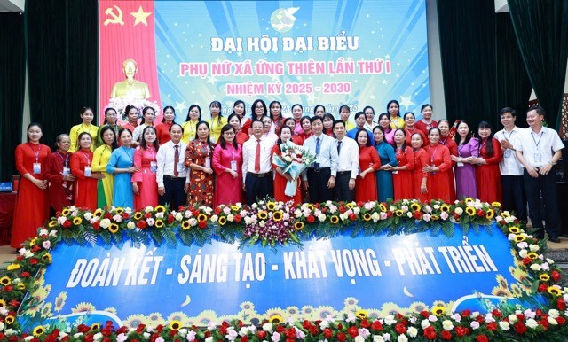 Phụ nữ xã Ứng Thiên nâng cao năng lực số, thích ứng tốt hơn với yêu cầu thời đại