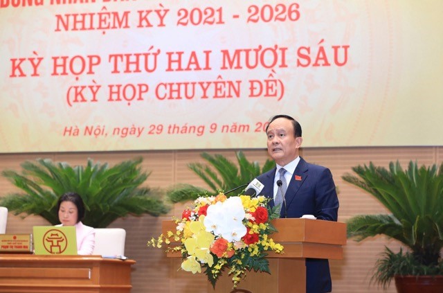 Kỳ họp thứ 26, HĐND thành phố Hà Nội: Quyết nghị, thông qua 24 Nghị quyết