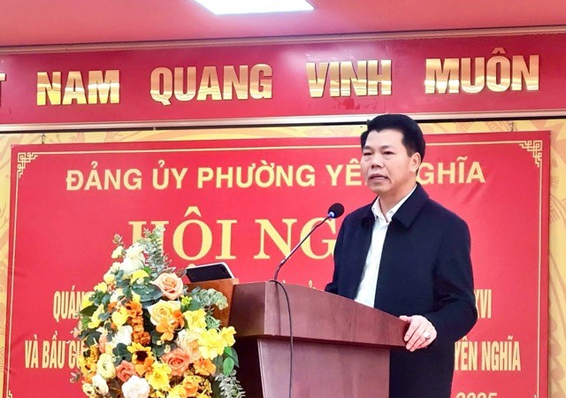 Phường Yên Nghĩa triển khai nhiệm vụ bầu cử Quốc hội và HĐND các cấp 2026-2031