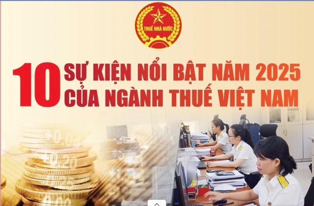 10 sự kiện nổi bật của ngành Thuế trong năm 2025
