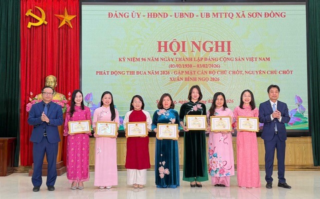 Xã Sơn Đồng: Kỷ niệm 96 năm ngày Thành lập Đảng Cộng sản Việt Nam và phát động thi đua năm 2026