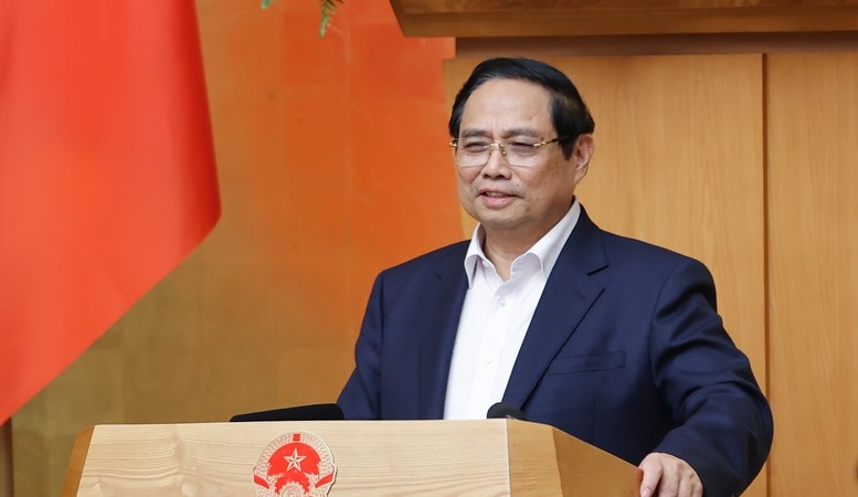 Thủ tướng Phạm Minh Chính chủ: Nỗ lực ngay từ ngày đầu, tháng đầu, quý đầu để đạt mục tiêu tăng trưởng 2 con số 