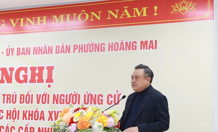 100% cử tri nơi cư trú nhất trí giới thiệu đồng chí Trần Sỹ Thanh ứng cử đại biểu Quốc hội khóa XVI