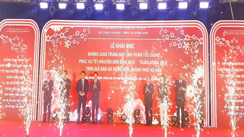 Kết nối tiêu dùng Tết, lan tỏa giá trị làng nghề Thủ đô tại xã Đông Anh