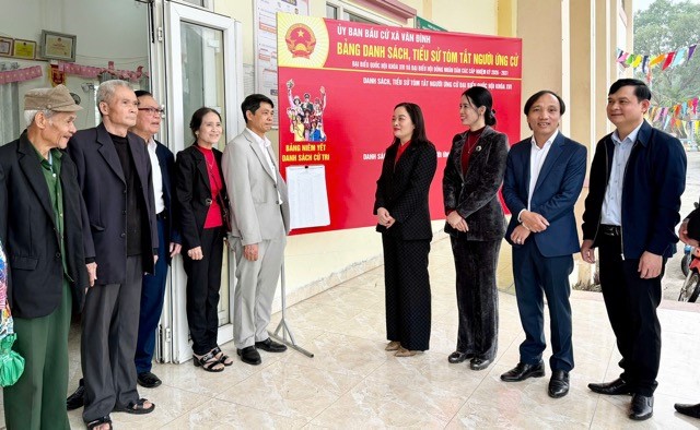 Vân Đình sẵn sàng cho cuộc bầu cử đại biểu Quốc hội và HĐND các cấp