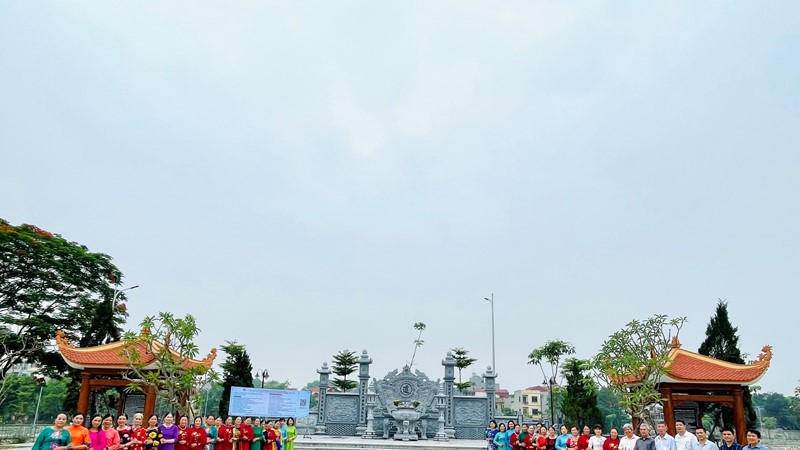 Ra mắt mô hình Danh lam thắng cảnh, Di tích lịch sử kiểu mẫu tại khu Văn Chỉ xã Yên Mỹ