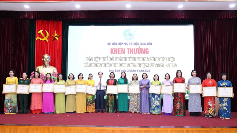 Hội LHPN Long Biên: Hoàn thành các chỉ tiêu của Nghị quyết Đại hội phụ nữ quận lần thứ IV