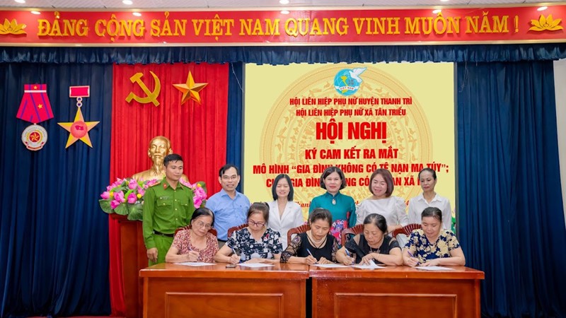 Hội LHPN huyện Thanh Trì hưởng ứng tháng hành động phòng, chống ma túy 2024