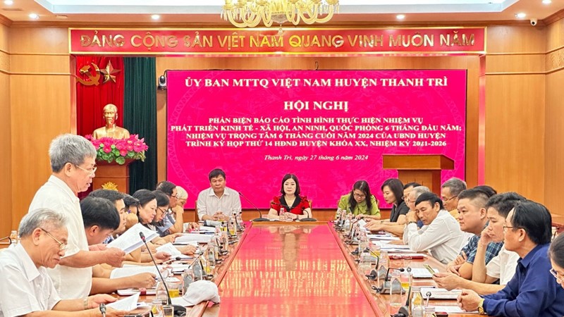 Đóng góp ý kiến cho dự thảo báo cáo kết quả thực hiện phát triển kinh tế 6 tháng đầu năm