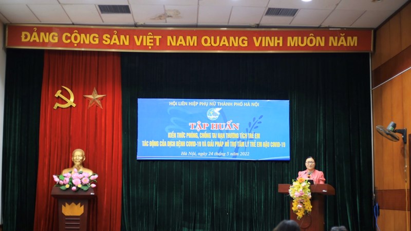 Hội LHPN TP Hà Nội: Tập huấn tăng cường phòng chống tai nạn thương tích trẻ em
