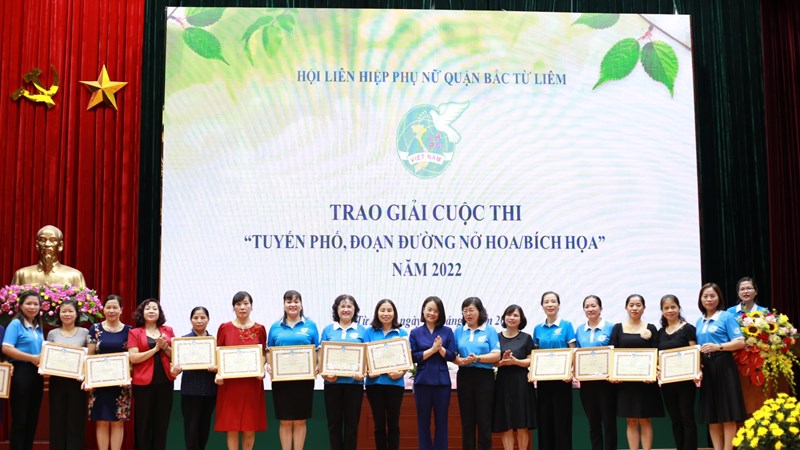 Tổng kết, trao giải cuộc thi “Phụ nữ Bắc Từ Liêm chung tay phòng, chống rác thải nhựa”