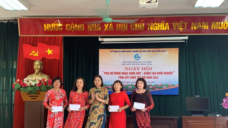 Quận Bắc Từ Liêm:  Sôi nổi ngày hội Phụ nữ Đông Ngạc khỏe đẹp – sáng tạo khởi nghiệp